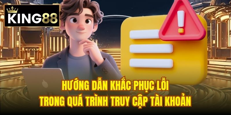 Hướng dẫn khắc phục lỗi trong quá trình truy cập tài khoản
